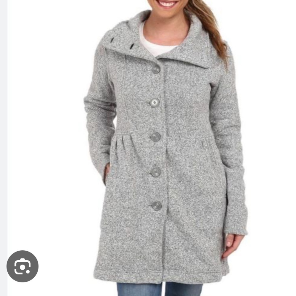 Patagonia Better Sweater Long Coat in Gray Size Small
